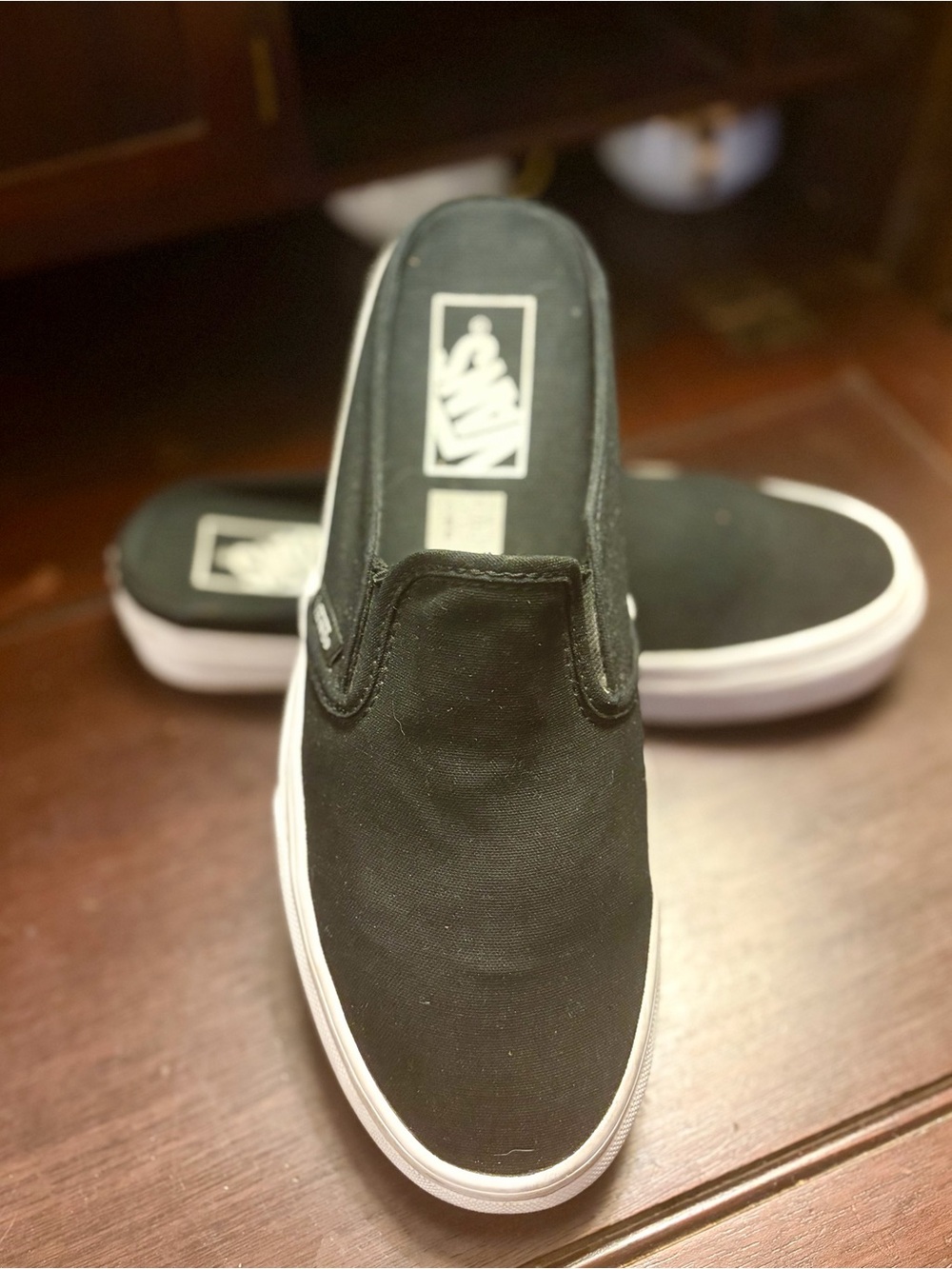 Vans Classic Mule Black Canvas Women’s Size 7